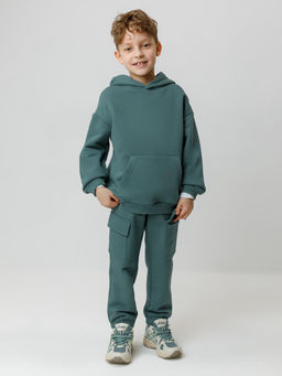 КР 302803/темный малахит к626 джемпер (худи) для мал