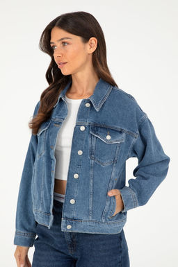 Женская синяя джинсовая рубашка Неожиданная скидка в корзине - U.s. polo assn фото 3