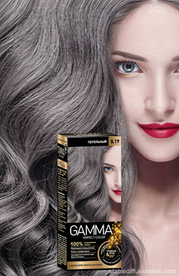 ГАММА краска д/волос PERFECT COLOR 8.19 Пепельный в компл. с окислит.кремом 6%