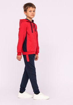 CRB wear/CWJB 90109-26 Комплект для мальчика (толстовка, брюки),красный/Ex.Cherubino  фото 4