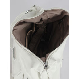 Сумка женская искусственная кожа Guecca-113, 1отд+карм/пер, плечевой ремень, белый SALE 264010 - Adelia фото 3