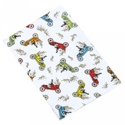 "Путешествие" Скатерть рогожка 150х150см, 171г/м2, хлопок 100%, "Домашняя мода" (Россия)