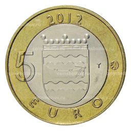 5 евро 2012 года Финляндия  Исторические регионы Финляндии. Строения  Уусимаа