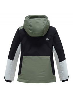 Горнолыжный костюм зимний для мальчика цвета хаки 9517Kh