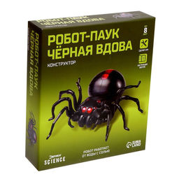Робот паук Чёрная вдова Эврики, конструктор, 43 детали, на воде с солью  фото 2