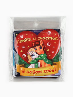 Цена за 10 шт. Магнит на холодильник «Новогодний», МИКС