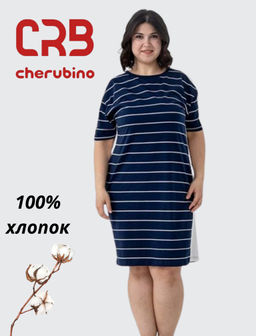 CRB wear/FSXW 60183-41 Платье женское,темно-синий/Ex.Cherubino