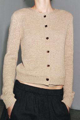 RUSTIC KNIT CARDIGAN - Zara фото 5