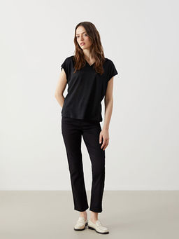 Straight Fit Kad?n Jean Pantolon