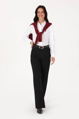 Kad_n Beyaz Uzun Kollu Basic G_mlek - U.s. polo assn фото 4