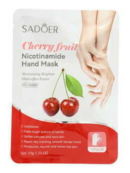 Цена за 2 шт. Маска-перчатки для рук, увлажняющая с экстрактом вишни