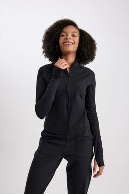 Кардиган приталенного кроя с двумя карманами DeFactoFit фото 4