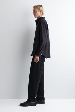 CAMISA DE FRANELA DE LANA RELAXED FIT - H&m фото 6