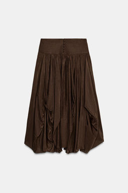 ZW COLLECTION VOLUMINOUS MIDI SKIRT - Zara фото 7