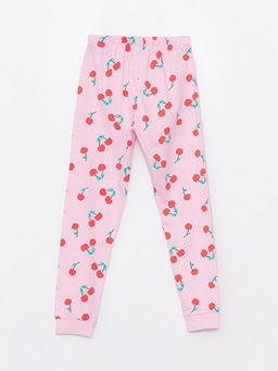 Beli Lastikli Bask?l? K?z ?ocuk Pijama Alt - Waikiki фото 2
