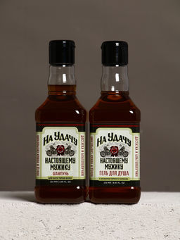 Подарочный набор «На удачу», гель для душа, шампунь для волос, мочалка для тела, Чистое счастье