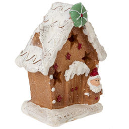 Фигурка декоративная с подсветкой "Домик"(LR44x2), L11 W6 H13 см