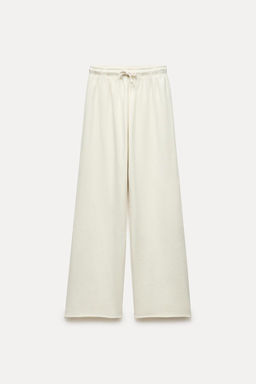 FADED-EFFECT PLUSH JOGGER TROUSERS - Zara фото 14
