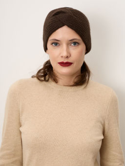 Повязка из пуха яка 20-18-004-0С темно-коричневая