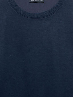 Bisiklet Yaka Oversize Kad?n Sweatshirt