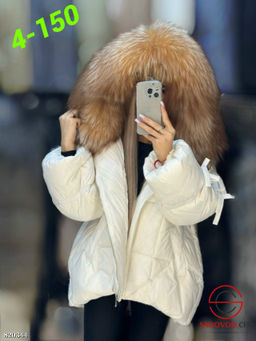 Куртка женская с меховым капюшоном - Bruno фото 3