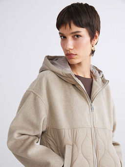 Kap??onlu Kapitone Oversize Kad?n ?i?me Mont