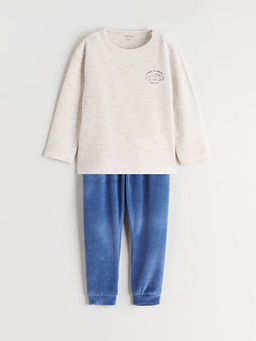 Bisiklet Yaka Erkek Bebek Sweatshirt ve E?ofman Alt?