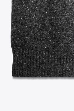 WOOL SLEEVELESS JUMPER WITH SIDE PLEATS - Zara фото 13