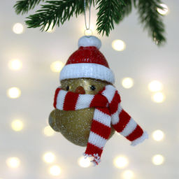 Цена за 2 шт. Елочная игрушка "Милая птичка" 9*6*9 см