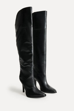 LEATHER KNEE-HIGH BOOTS 50th Anniversary