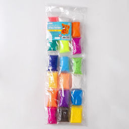 Воздушный пластилин, 18 цветов, МИКС