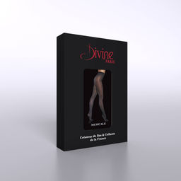 Колготки фантазийные DIVINE MUSICALE noir