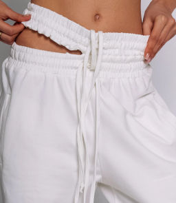 Спортивные брюки #БШ2286, белый - Dommod фото 5