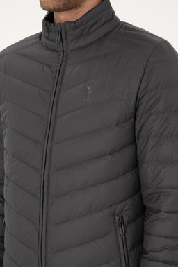 Erkek Gri Mont Sepette S_rpriz _ndirim