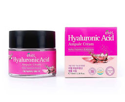 Hyaluronic Acid Ampule Cream Perfect Nutrition & Moisture - Увлажняющий и питающий ампульный крем для кожи лица с гиалуроновой кислотой , 70 ml
