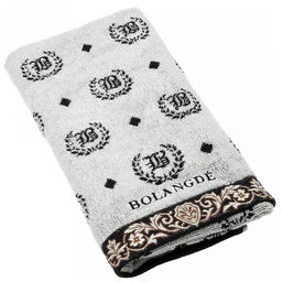 "Missoni-3027" Полотенце махровое 50х90см, плотность 375гр/м2, 100% хлопок, серый, Bolangde (Китай)