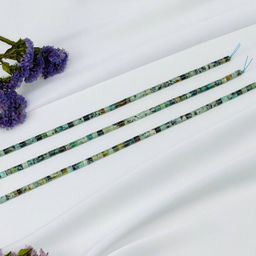 Бусины для украшений из Хризоколлы 38 см