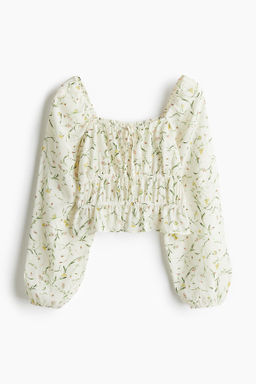 Blusa efecto arrugado
