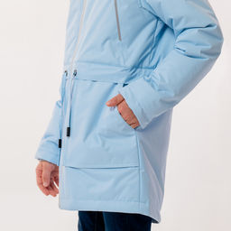 RODOS Куртка для девочки мембрана демисезон М-273 Голубой