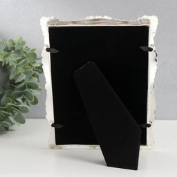 Фоторамка для фото 13×18 см «Жемчужные волны», стразы, 15×19.7 см