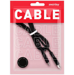 Кабель Type-C - microUSB, 1 м "Smartbuy" PD, быстрая зарядка