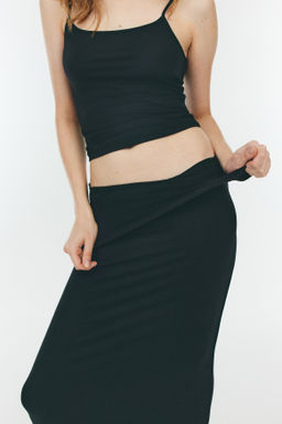 Maxifalda con cintura plegable - H&m фото 3