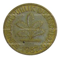 10 пфеннигов 1987 года D Германия