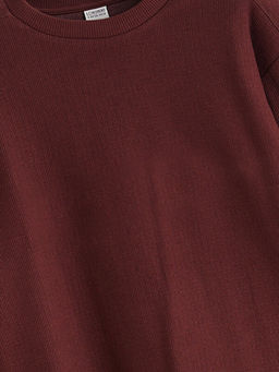 Bisiklet Yaka Dokulu Erkek ?ocuk Ti??rt