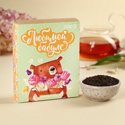 Чай подарочный Любимой бабуле, вкус: мята, 50 г