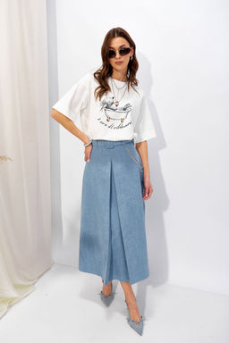 Джемпер 4341 (молоко +цвет)