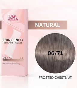 Гель-крем для стойкого тонирования Shinefinity 06/71 ледяной орех, Wella