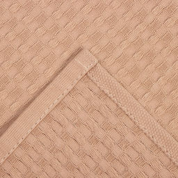 Полотенце Доляна цв. коричнево-серый 35х60 см, 100% хл., крупная вафля 220 г/м2  фото 9