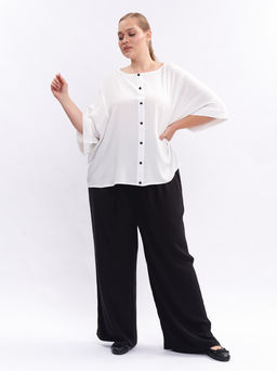 Блузка с коротким рукавом BL16404WHT04 - Артесса фото 2