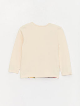 Bisiklet Yaka Chipn Dale Bask?l? Uzun Kollu K?z Bebek Pijama Tak?m? - Waikiki фото 3